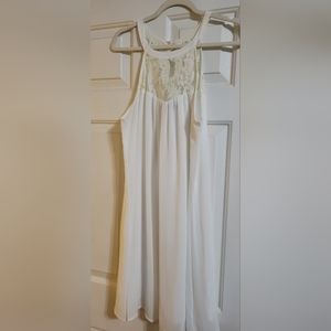 Womens high neck swing dress